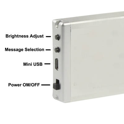 Programmable LED Moving Scrolling Message Display Sign Indoor Board, Display Resolution: 128 x 16 Pi