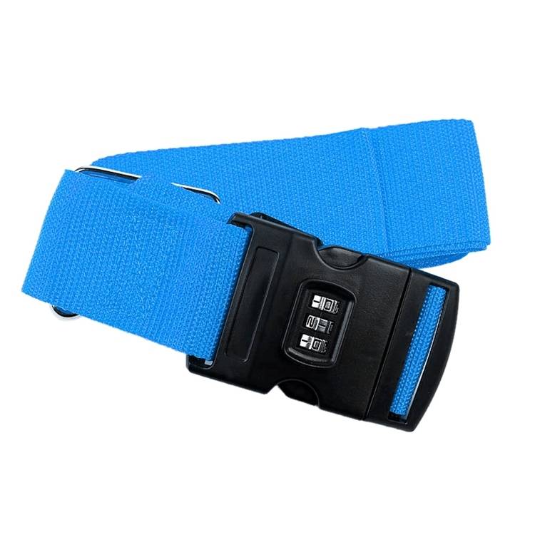 Luggage Strap Cross Belt Adjustable Packing Band Belt Strap with Password Lock for Luggage Travel S