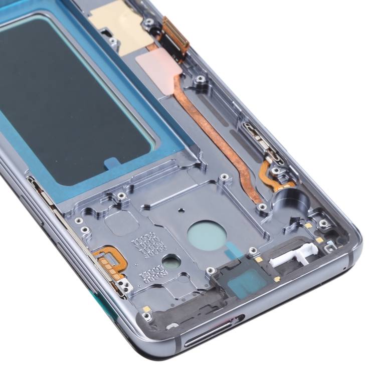 OLED LCD Screen for Samsung Galaxy S9+ SM-G965 Digitizer Full Assembly with Frame (Grey)