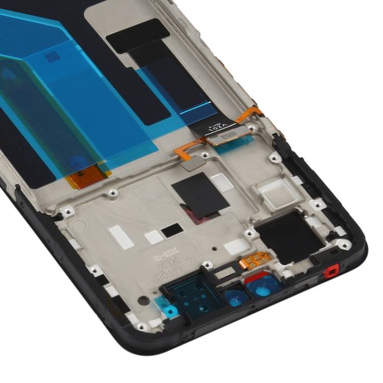 Original AMOLED Material LCD Screen and Digitizer Full Assembly with Frame for Vivo S7 V2020A