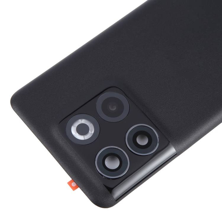 For OnePlus 11T Battery Back Cover with Camera Lens Cover(Black)