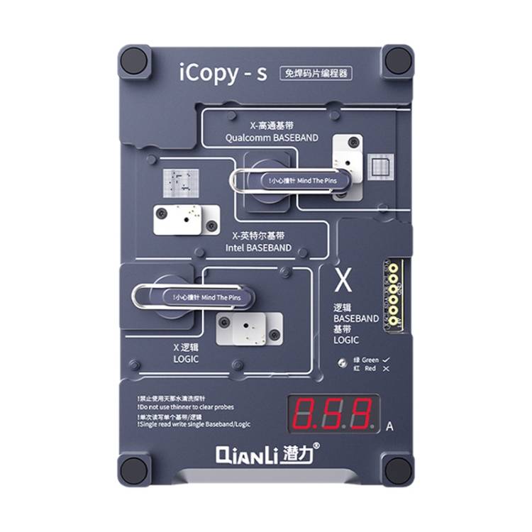 Qianli iCopy-S Double Sided Chip Test Stand 4 in1 Logic Baseband EEPROM Chip Non-removal For iPhone