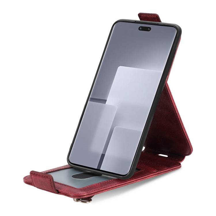For Xiaomi Civi 3 Zipper Wallet Vertical Flip Leather Phone Case(Red)