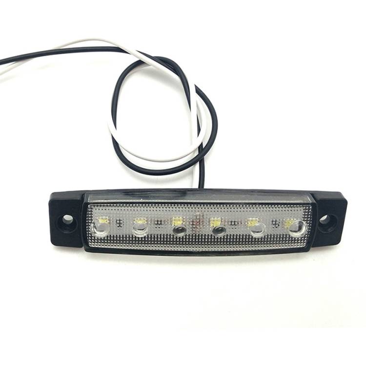 4 PCS 12V 6 SMD Auto Car Bus Truck Wagons External Side Marker Lights LED Trailer Indicator Light Re