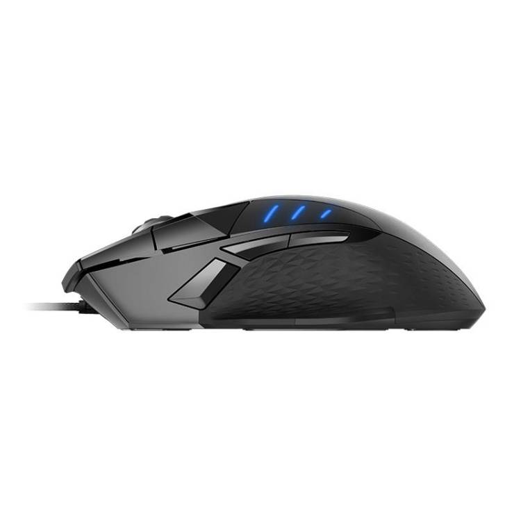 Rapoo VT300 6200 DPI 10 Programmable Buttons RGB Lighting System Gaming Wired Mouse(Black)