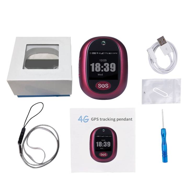 REACHFAR RF-V45-A Mini GPS Smart Tracker Pendant, Support SOS / Camera / Health Management / 4G LTE,