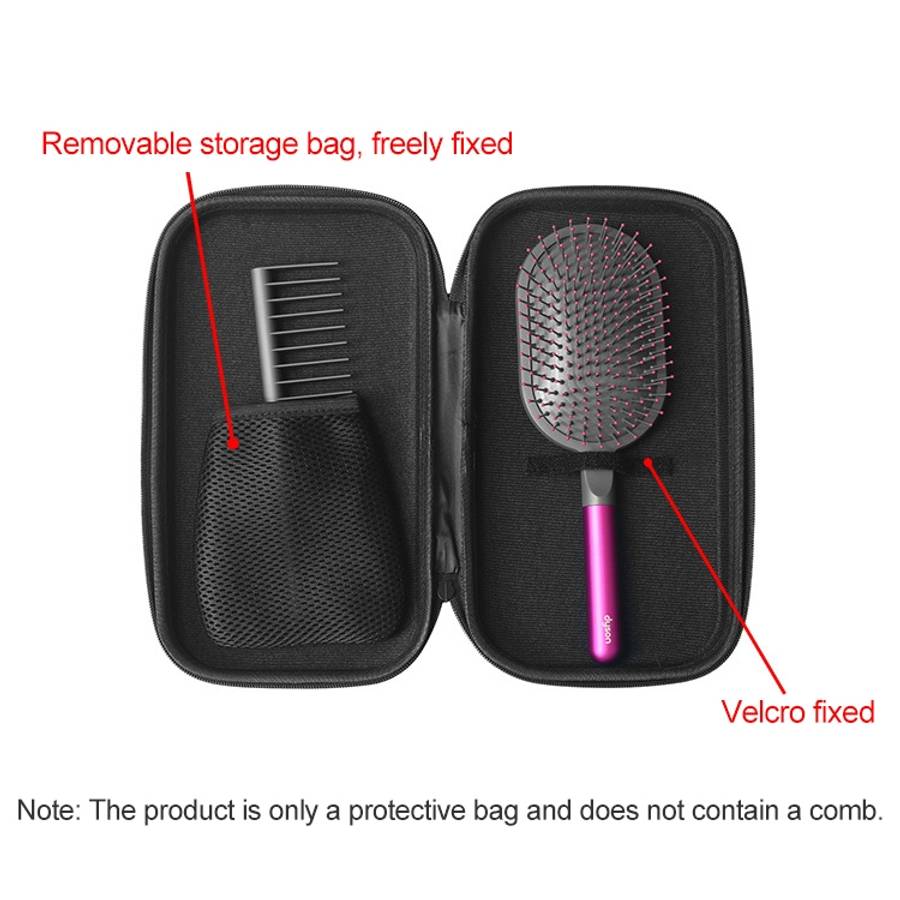 2 PCS Wide Tooth Comb + Air Bag Comb Set Protective Storage Bag for Dyson, Size: 29x17x5.5cm