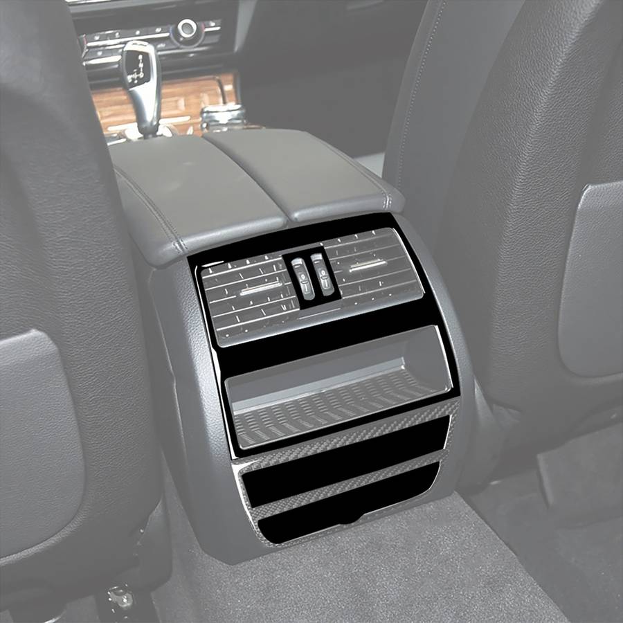 For BMW 5 Series F10 2011-2017 4pcs Car Rear Air Outlet Decorative Sticker,Left and Right Drive Univ