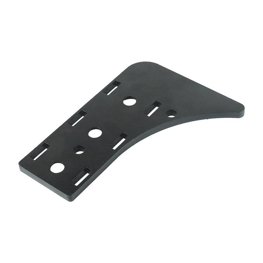 For Jeep Wrangler JL 2018-2019 Car Modification Curved Metal Left Foot Rest Pedal