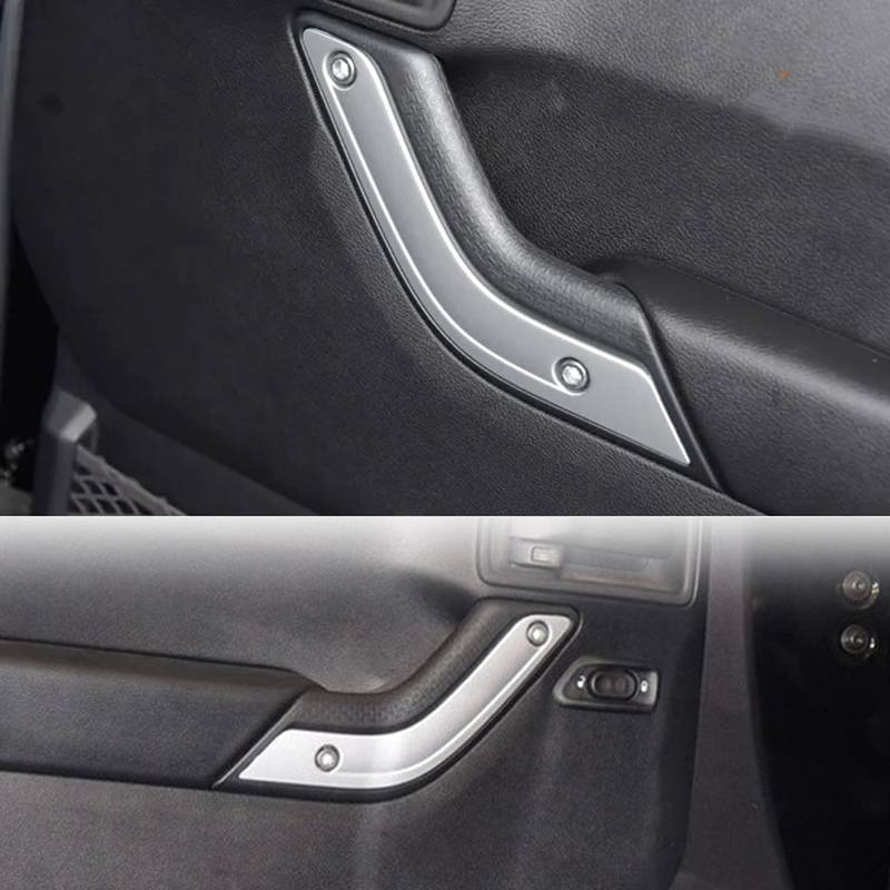 For Jeep Wrangler JK 2007-2017 1 Pair Car Door Inner Handle Decorative Strip