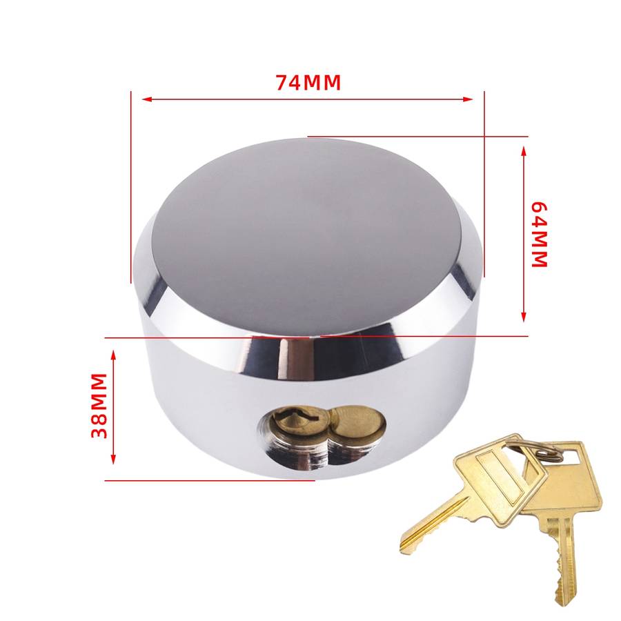 Hidden Shackle Trailer Lock Key Door Lock