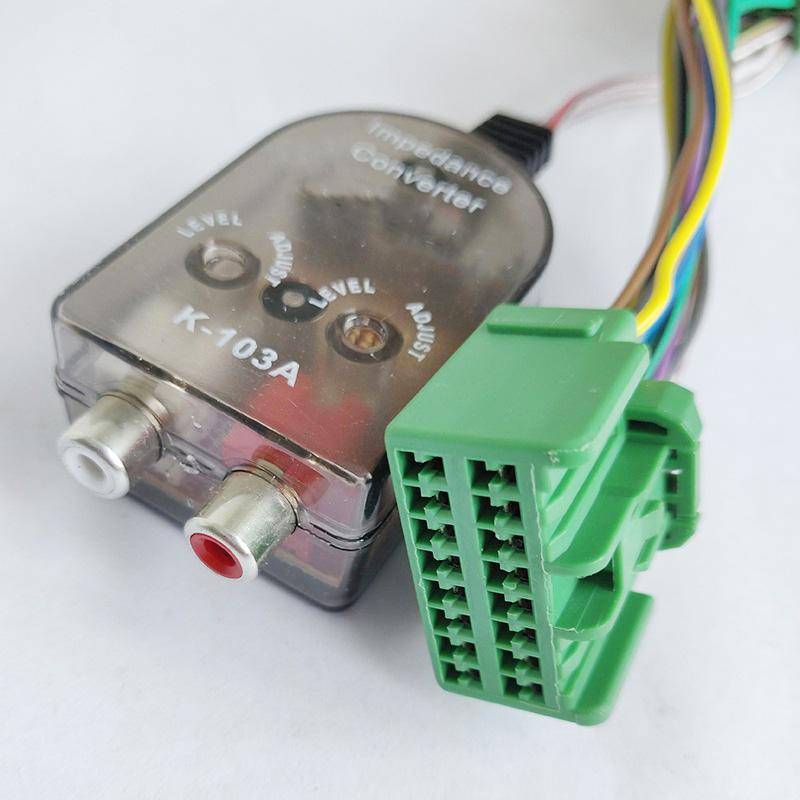 Subwoofer Harness & Amplifier Adapter High to Low Converter Wiring Harness for Buick / GM / GMC / Ch