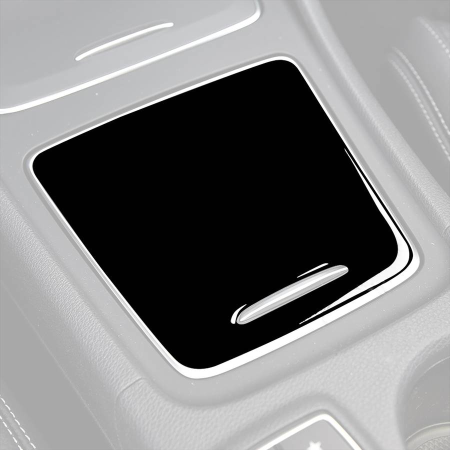 Car Central Storage Box Cover Decorative Sticker For Mercedes-Benz A-class 2013-2018 / CLA 2013-2017