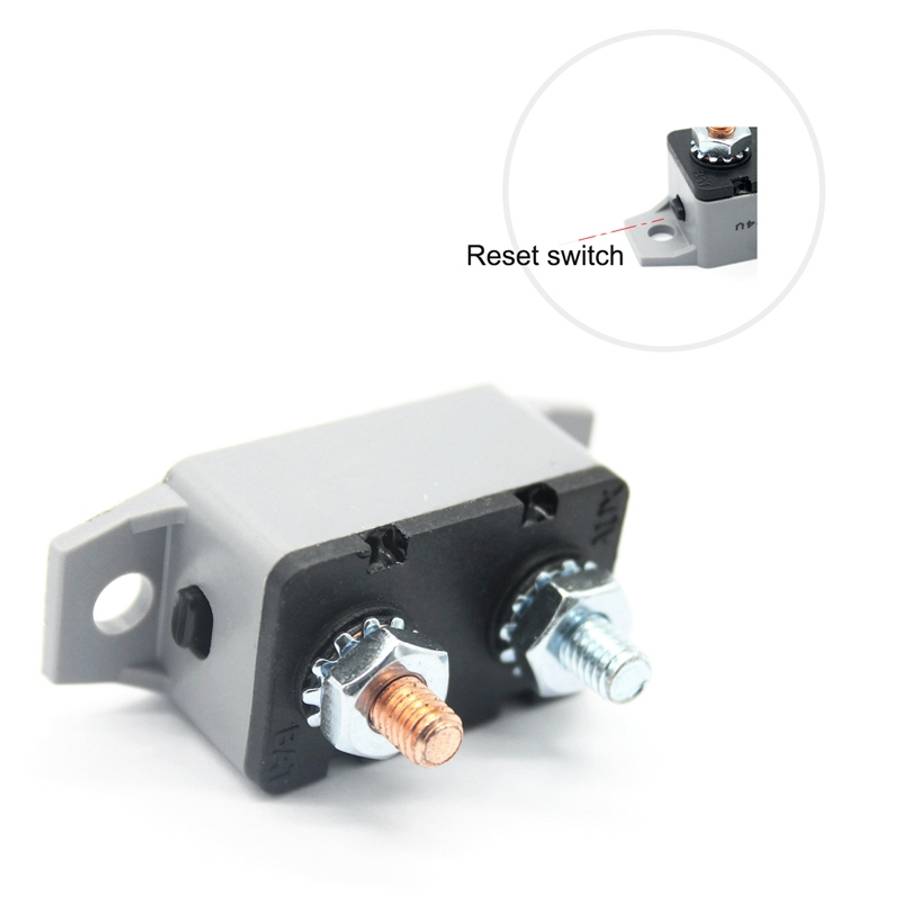 F3088-30A 30A Manual Reset Circuit Breaker Double Short Legs with Bolt 12/24V