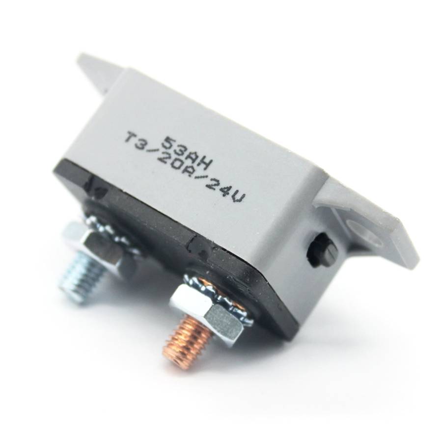 F3088-40A 40A Manual Reset Circuit Breaker Double Short Legs with Bolt 12/24V