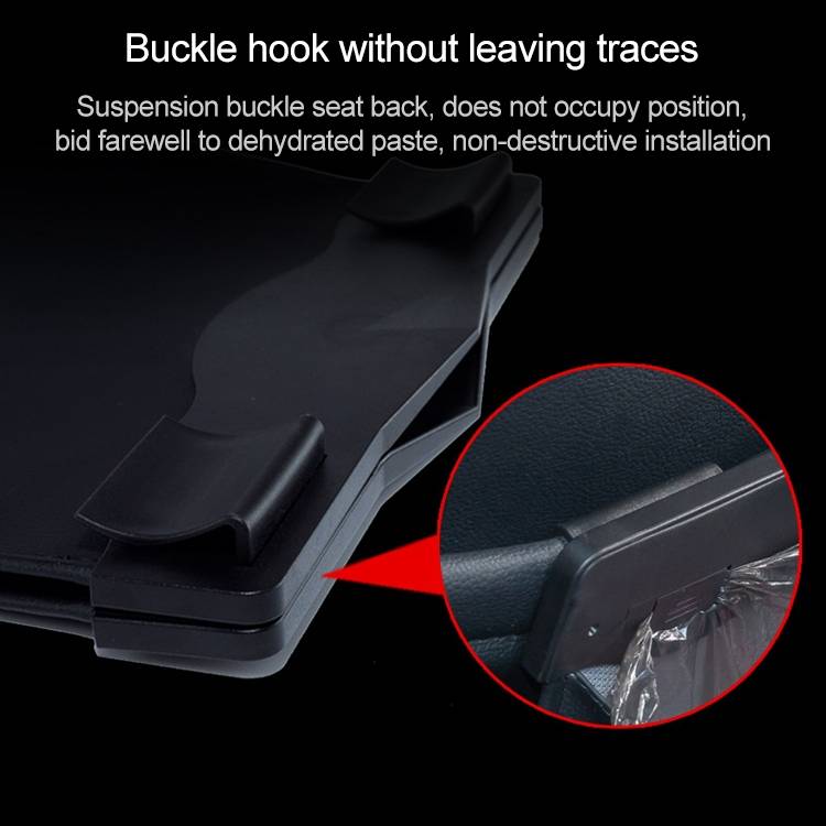 Car Multifunctional LED Design Hanging Folding Garbage Bin Storage Box (Black)