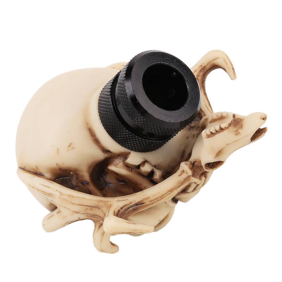 Universal Vehicle Car Creative Skull Double Heads Shaped Shifter Cover Manual Automatic Gear Shift K