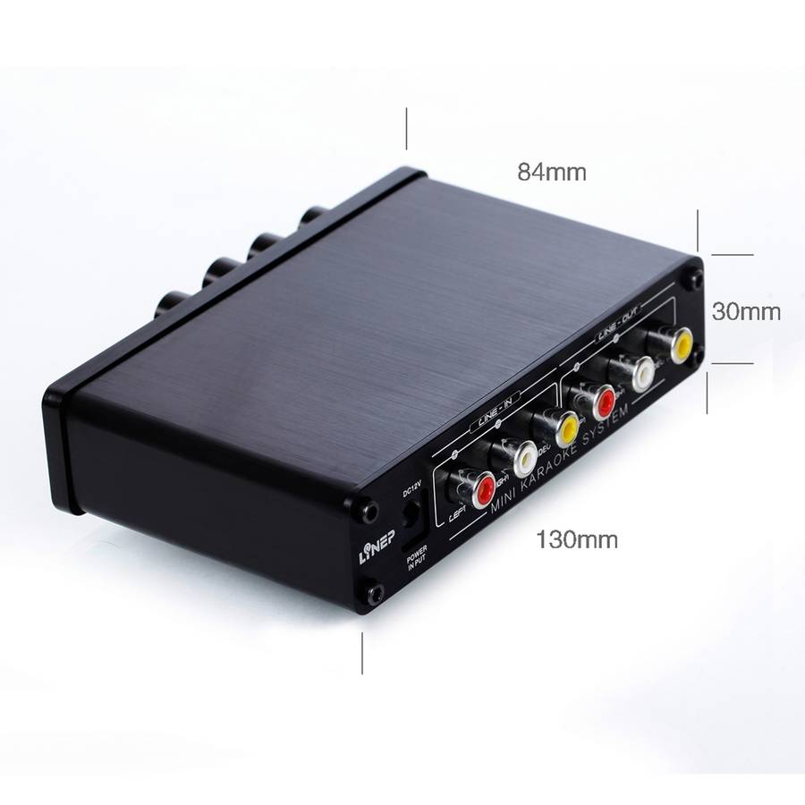 A933 Mini Karaoke Machine System Sound Mixer Amplifier for PC / TV / Mobile Phones, Su ... (Black)