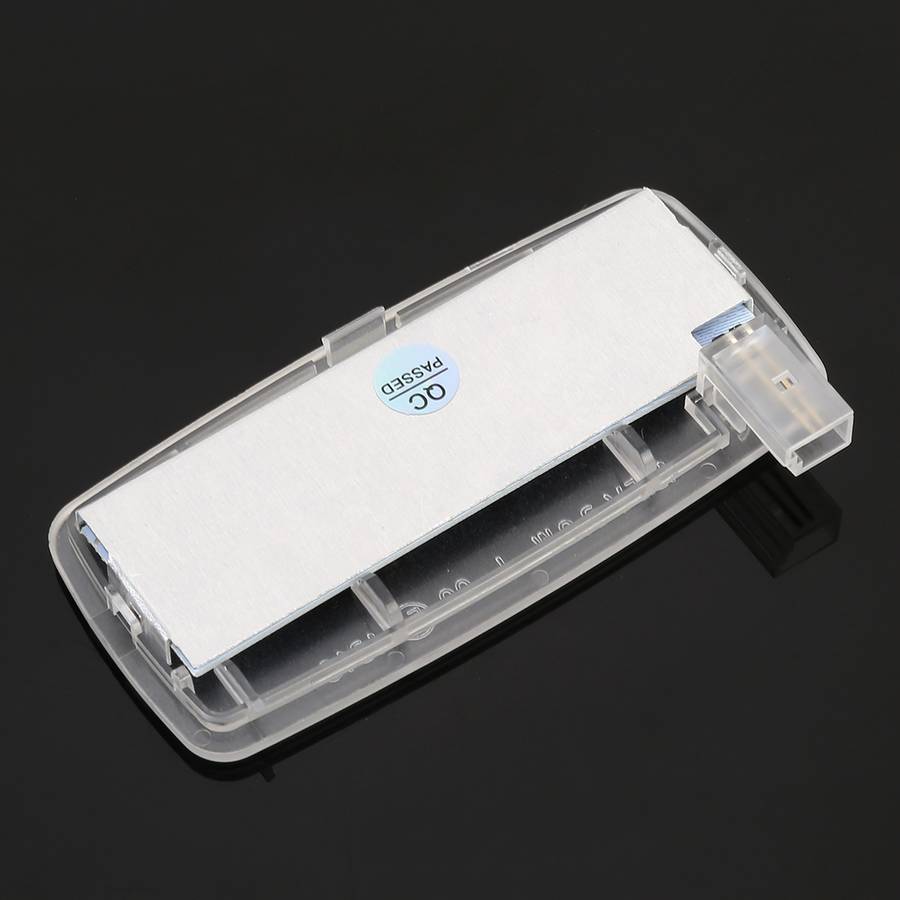 2 PCS Car DC12V / 1.5W / 6000K / 100LM LED Vanity Mirror Lamp Makeup Mirror Light with 18 SMD-3014 L
