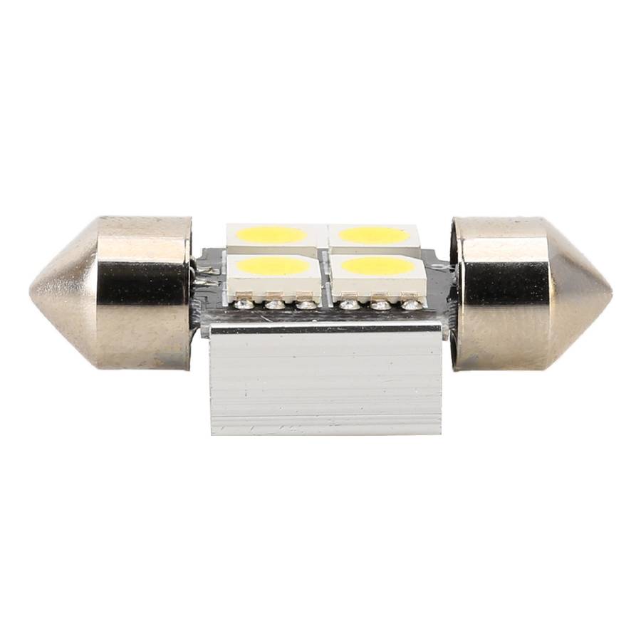 10 PCS 31mm DC12V / 2W / 7000K / 80LM 4LEDs SMD-5050 Car Reading Lamp(White Light)