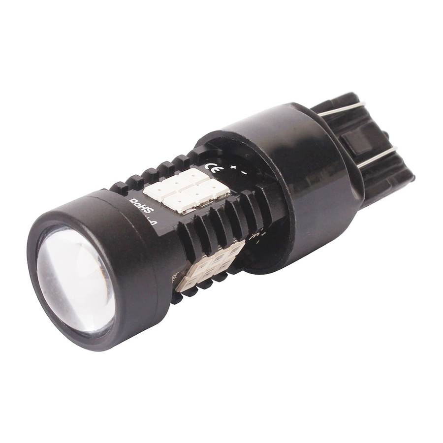 2 PCS 7443-T20-2835 10.5W 21 LEDs LED Car Brake Light DC 12~24V(Red Light)