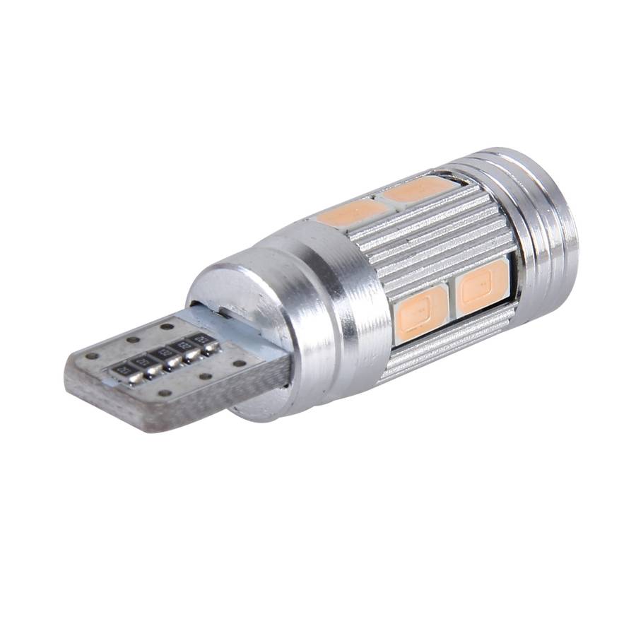 2 PCS T10 6W White Light 10 SMD 5630 LED Error-Free Canbus Car Clearance Lights Lamp, DC 12V