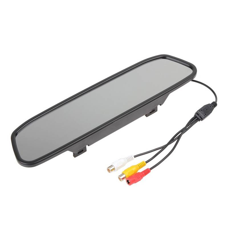 PZ-705 4.3 inch TFT LCD Car Rear View Mirror Monitor for Car Rearview Parking Video Systems