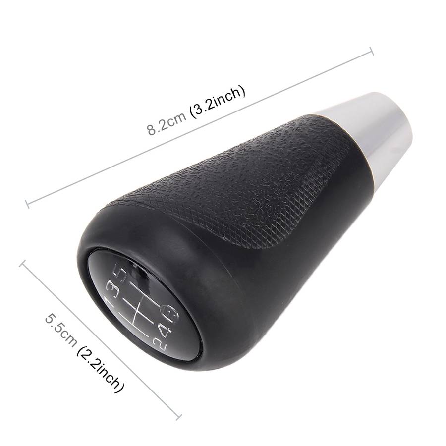 Universal Vehicle Modified Resin Shifter Manual 6-Speed Gear Shift Knob, Size: 8.2*5.5cm (Black)