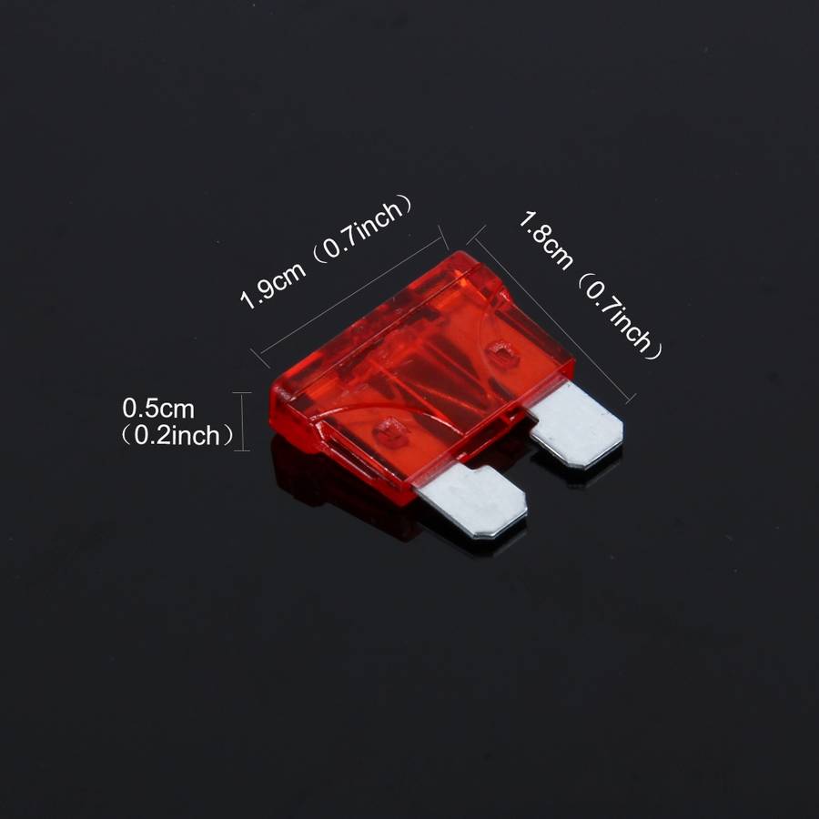 100 PCS 5Amp 7.5Amp 10Amp 15Amp 20Amp 25Amp 30Amp Add-a-circuit Fuse Tap Adapter Blade Fuse Holder(B