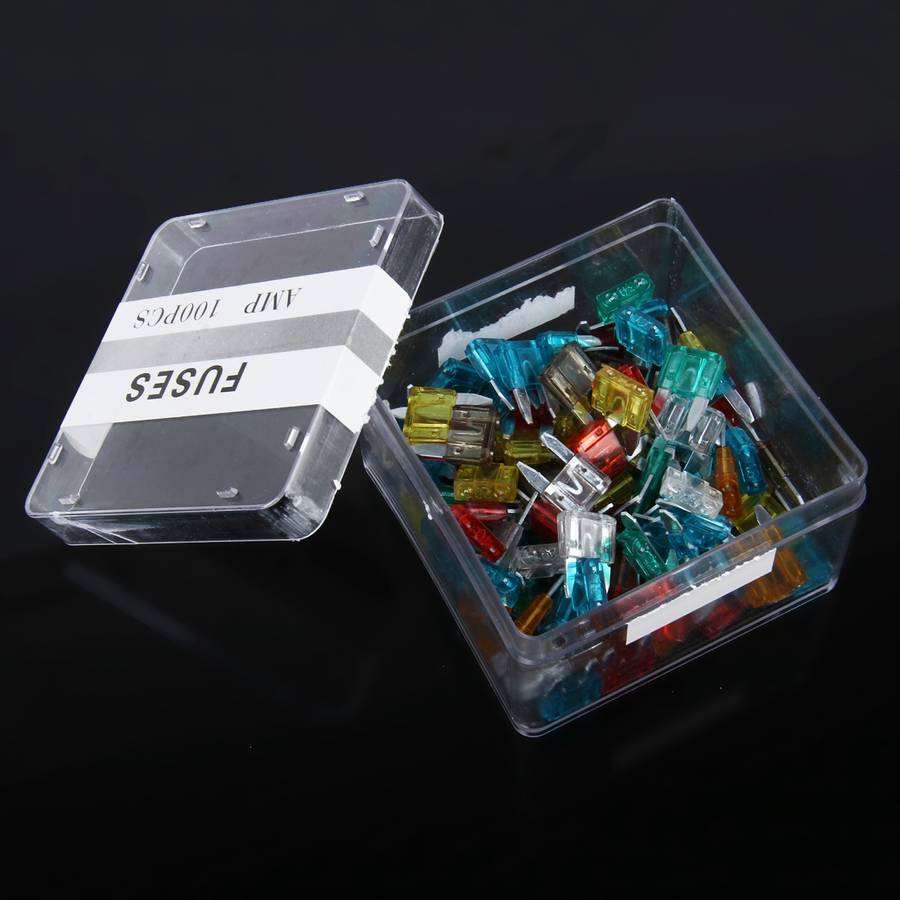 100 PCS 5Amp 7.5Amp 10Amp 15Amp 20Amp 25Amp 30Amp Add-a-circuit Fuse Tap Adapter Blade Fuse Holder(M