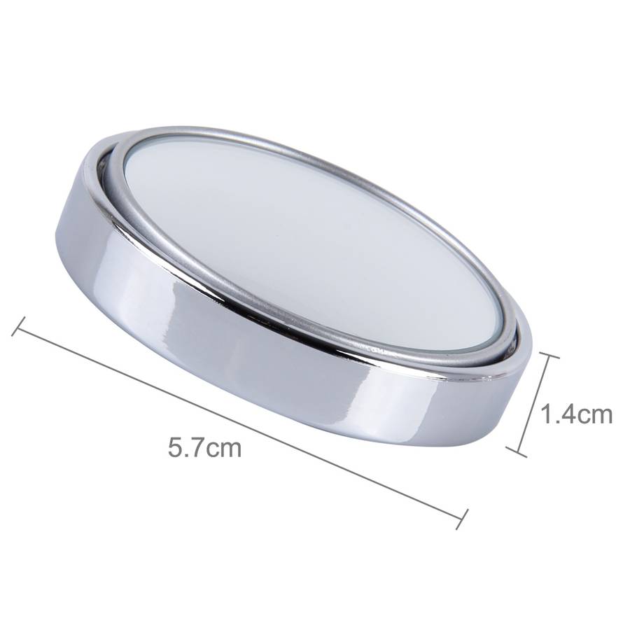 3R-035 Car Blind Spot Rear View Wide Angle Mirror, Diameter: 5cm(Silver)
