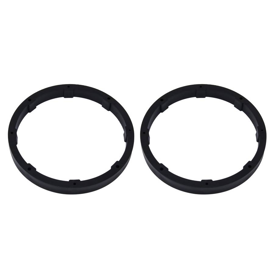 2 PCS 6.5 inch Car Auto ABS Loudspeaker Base Protection Solid Cover Holder Mat, Inner Diameter: 14.