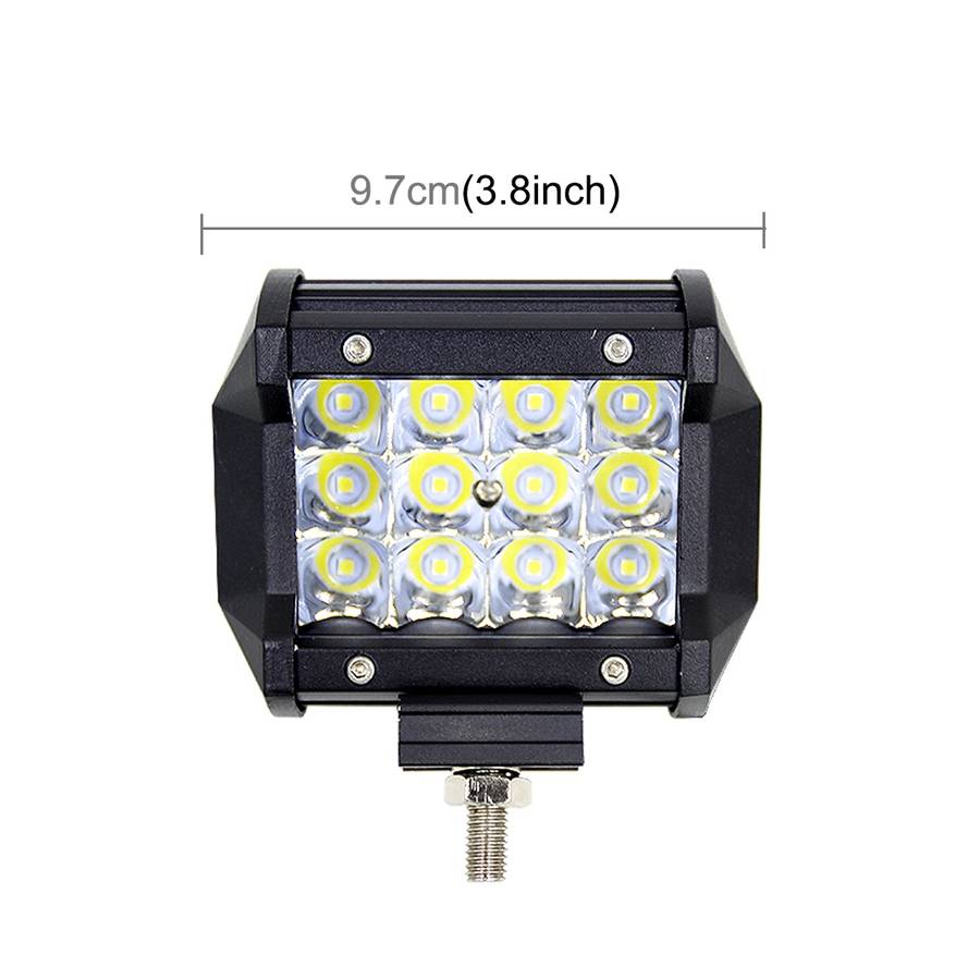 4 inch Three Rows Led Light Bar Modified Off-road Lights Roof Light Bar IP67 Waterproof 9W Condenser