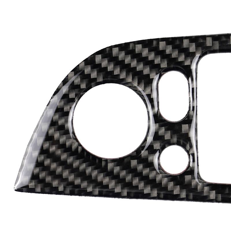 Car Carbon Fiber Window Lift Panel With Folding Key Soild Decorative Sticker for Left Drive BMW Z4