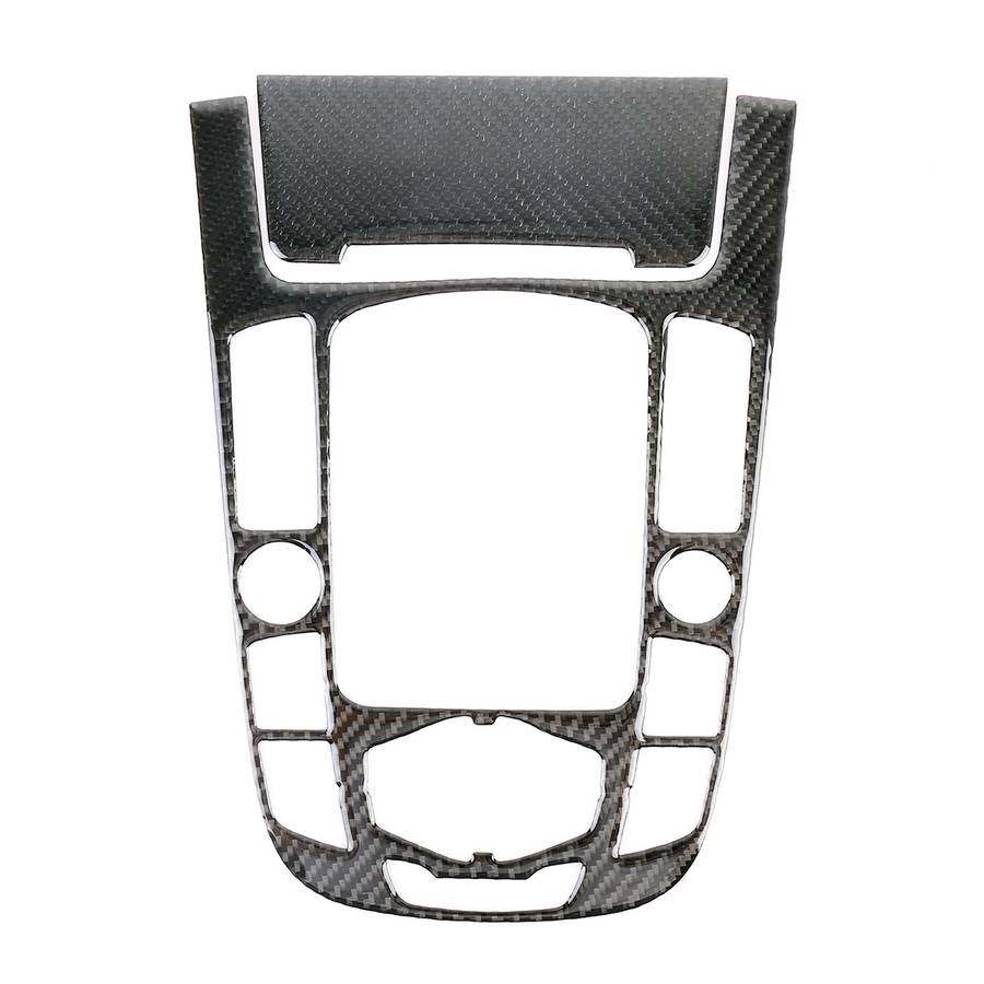 2 PCS Car Carbon Fiber Gear Panel Decorative Sticker for Audi A4L / A5 / Q5 2009-2016