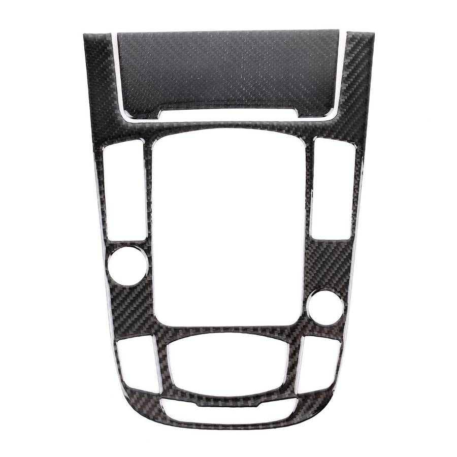 2 PCS Car Carbon Fiber Gear Panel Decorative Sticker for Audi A4L / A5 / Q5 2009-2016