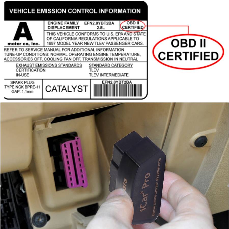 Vgate iCar Pro OBDII Bluetooth V4.0 Dual Car Scanner Tool, Support Android And iOS, Support All OBDI