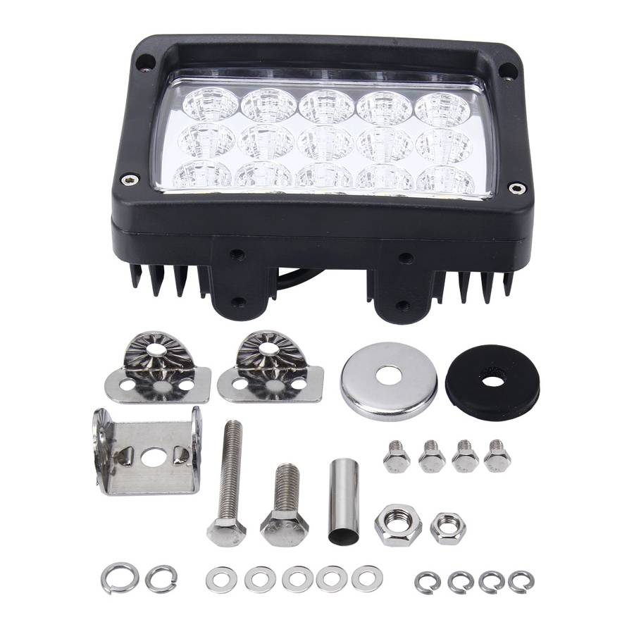 DC 10-60V 45W 2500LM 6000K Waterproof Vehicle Car Boat Marine External Work Ligh ... (White Light)
