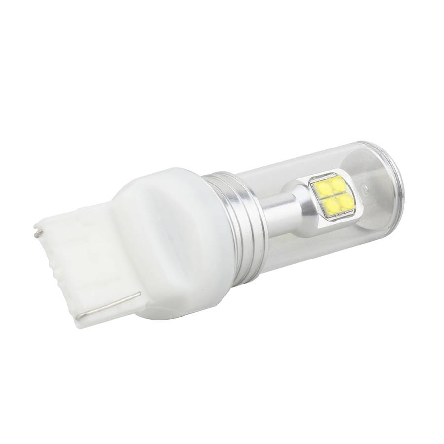 2 PCS 7440 40W 800 LM 6000K Car Turn Light Backup Light Brake Light with 8 Lamps ... (White Light)