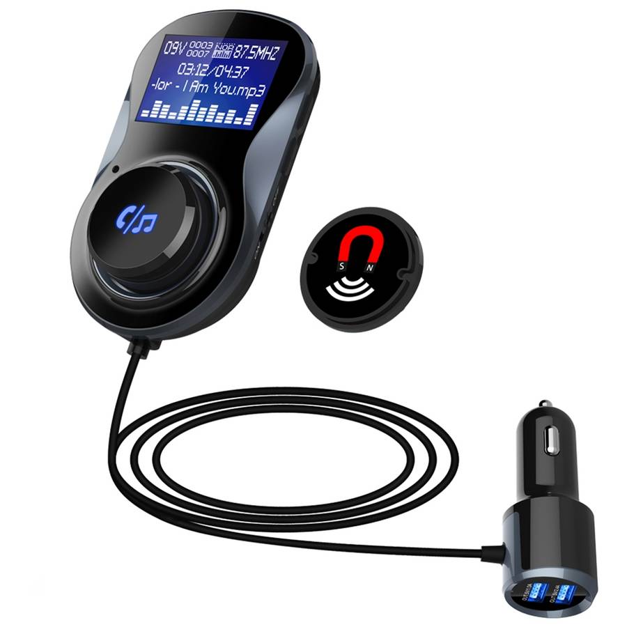 BC30 Wireless Bluetooth FM Transmitter Radio Adapter Car Charger
