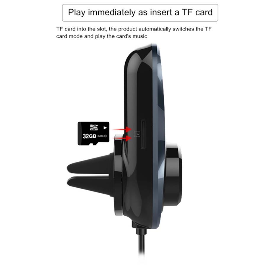 BC30 Wireless Bluetooth FM Transmitter Radio Adapter Car Charger