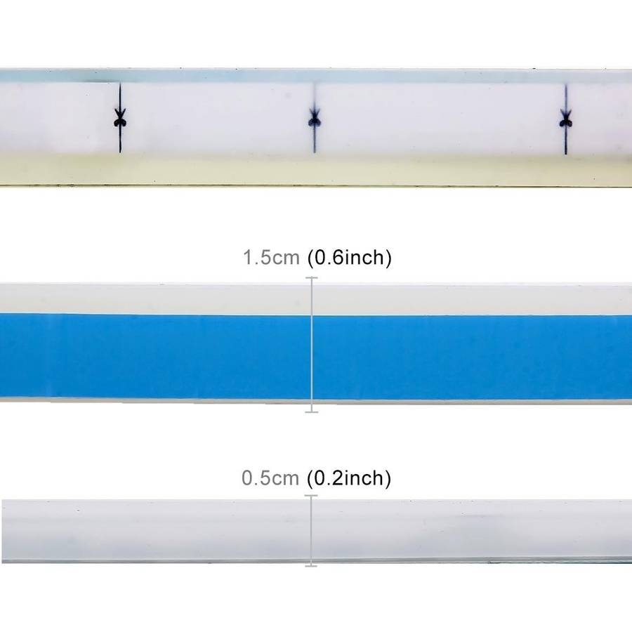 2 PCS 45cm DC12V 5W Ultra-thin Waterproof Car Auto Double Colors Turn Lights / Running Lights SMD-28