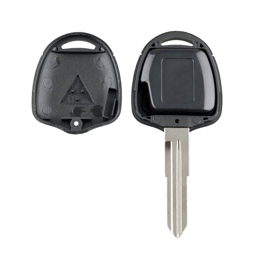 For MITSUBISHI 2 Buttons Intelligent Remote Control Car Key with 46 Chip & Battery & Right Slot, Fre