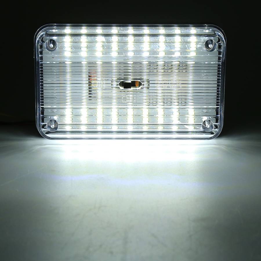 GT-699 DC12V / 2W / 6000K / 120LM SMD-3528 Car Indoor Dome Light