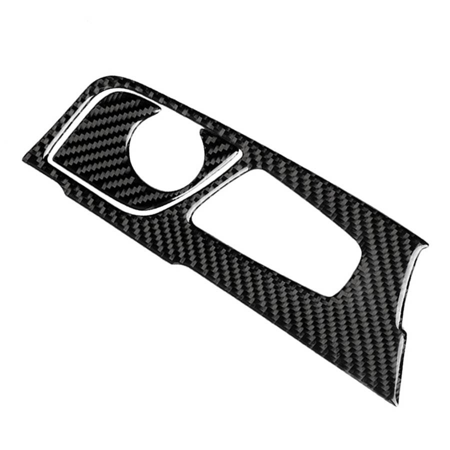 2 in 1 Car Carbon Fiber Gear Position Panel Decorative Sticker for BMW 5 Series G38 528Li / 530Li /