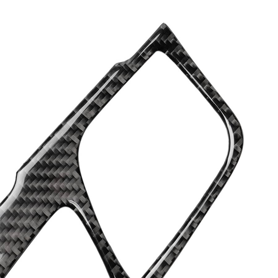 2 in 1 Car Carbon Fiber Gear Position Panel Decorative Sticker for BMW 5 Series G38 528Li / 530Li /