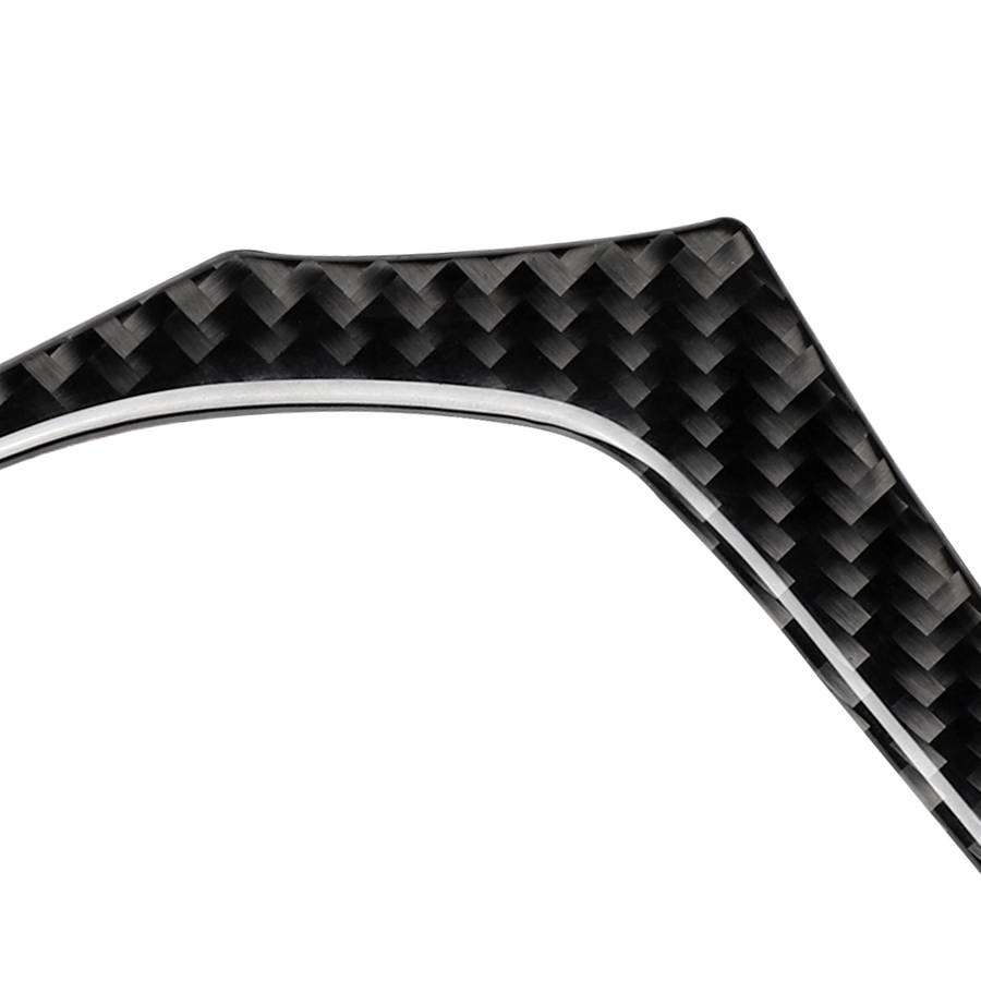 Car Carbon Fiber Steering Wheel Lower Panel Decorative Sticker for BMW G30(2018-2020) / G01(2018-202