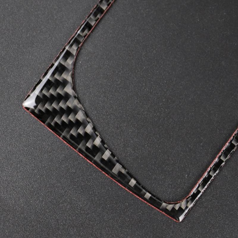Car Carbon Fiber Air Conditioning Air Outlet Frame Decorative Sticker for Audi A4 B8 2009-2016 / A5