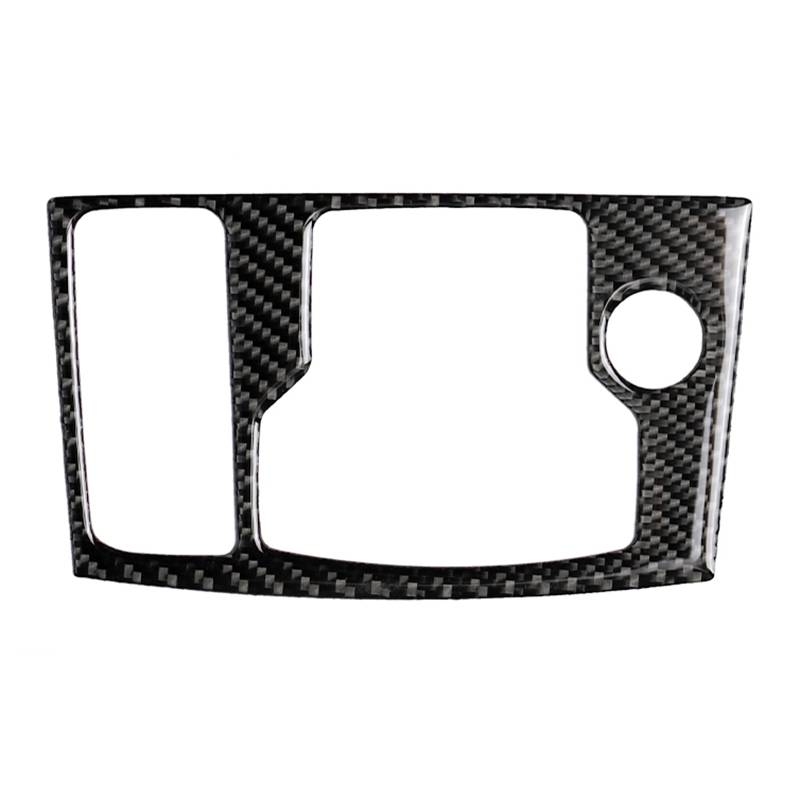 Car Carbon Fiber Left Drive Multimedia Frame B Decorative Sticker for Mazda Axela 2017-2018