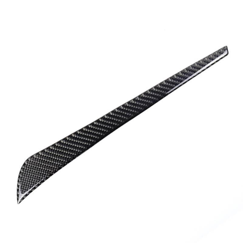 Car Carbon Fiber Middle Air Outlet Decorative Sticker for Cadillac XT5 2016-2017, Left Drive